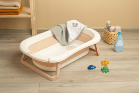 Kasattava / taitettava amme, beige Foldi