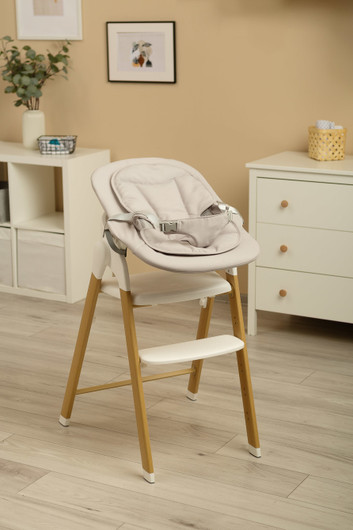 Syöttötuoli Triplo 3in1 babyseat-osalla, harmaa