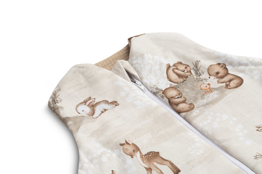 Unipussi, Sensillo, kevyt, XL, 95cm - TOG 1, Beiget metsäneläimet