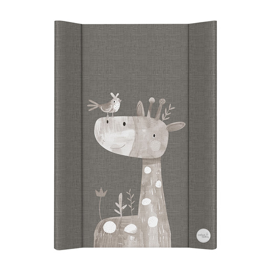 Hoitoalusta korkeilla reunoilla, pehmeä, Friendly Giraffe / kirahvi