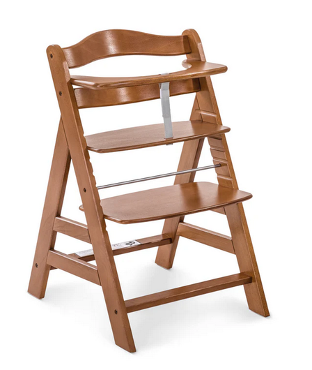 Hauck Alpha+ -syöttötuoli, Walnut / Pähkinä