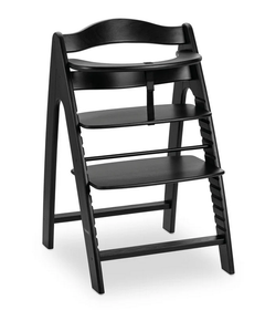 Hauck Arketa -syöttötuoli, Beech Blackwashed / musta