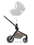 Hauck Move N Care -rattaat, Mocha + adapterit