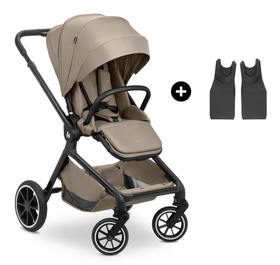 Hauck Move N Care -rattaat, Mocha + adapterit