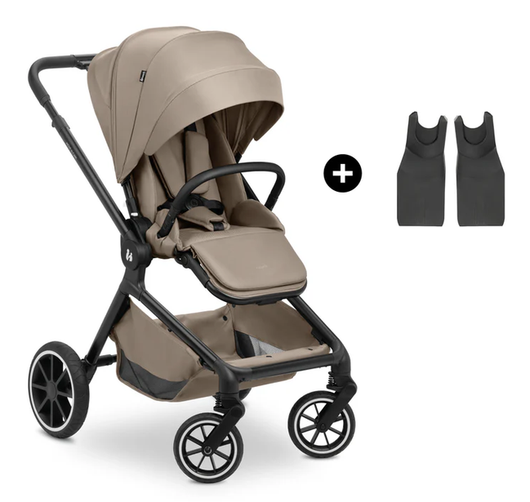 Hauck Move N Care -rattaat, Mocha + adapterit