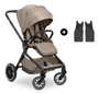 Hauck Move N Care -rattaat, Mocha + adapterit