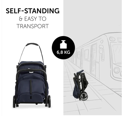 Hauck Travel N Care -rattaat, Dark Blue