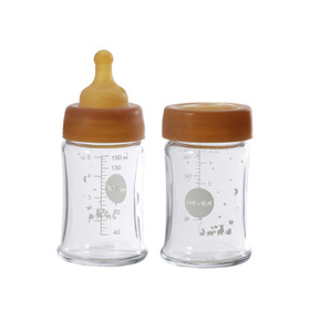 Hevea - Tuttipullo Wide Neck, 2 kpl, 150ml