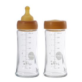 Hevea - Tuttipullo Wide Neck, 2 kpl, 250ml