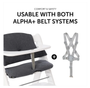 Syöttötuolin istuinpehmuste Hauck Alpha, Pad Select, Jersey Charcoal