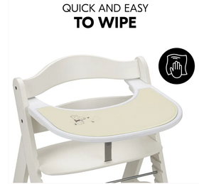 Ruokailualusta Hauck -tarjottimeen tai pöytään, Dusty Beige