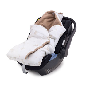 Kaukalolämpöpussi / turvaistuinpussi, Honey Bunny, 125x95cm / 0-18kk