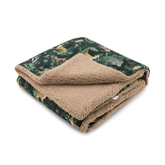Pehmeä peite, Woodland Sherpa, 75x 100 cm, S