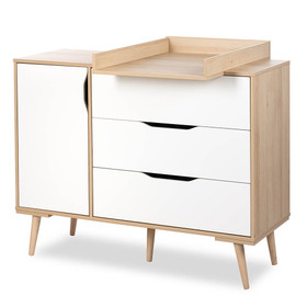 Hoitopöytä / lipasto, SOFIE, puu/valkoinen