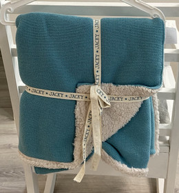 Jacky Baby, vauvapeite, Little Friends / turkoosi, 100x70cm