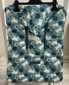 Jacky Baby, monitoiminen kaukalolämpöpussi, 2in1, Outdoor Sininen