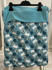 Jacky Baby, monitoiminen kaukalolämpöpussi, 2in1, Outdoor Sininen