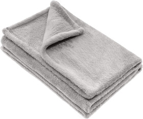 Jacky Baby, vauvapeite, harmaa fleece, 100x70cm