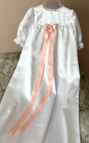 Klione - kastenauha rusetilla - persikka