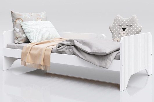 Juniorisänky, lastensänky, Rookie, valkoinen, 160 x 80cm