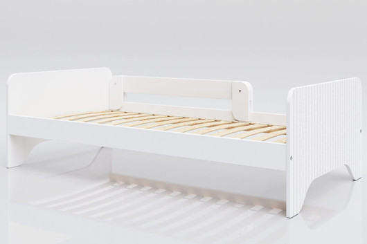 Juniorisänky, lastensänky, Rookie, valkoinen, 160 x 80cm