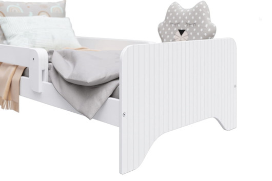 Juniorisänky, lastensänky, Rookie, valkoinen, 160 x 80cm
