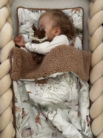 Pehmeä peite, Woodland Sherpa, 75x 100 cm, S