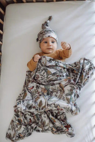 Vauvan puuvillapeite, Mystery of Flowers, 70x90cm