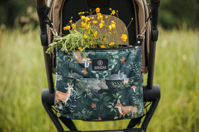 Kassi rattaisiin / pieni hoitolaukku, Organiser, Woodland