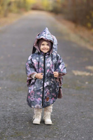 Makaszka -poncho / viitta auton turvaistuimeen, Flowers, M (1-4v)