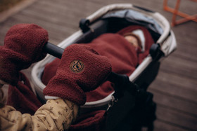 Makaszka Teddy Bear -lämpöpussi, Burgundy, 0kk - 85cm