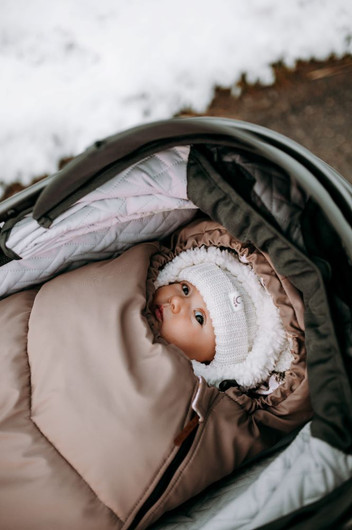 Makaszka Everest Baby -lämpöpussi, Brown, turvakaukalo/vaunut, 80cm