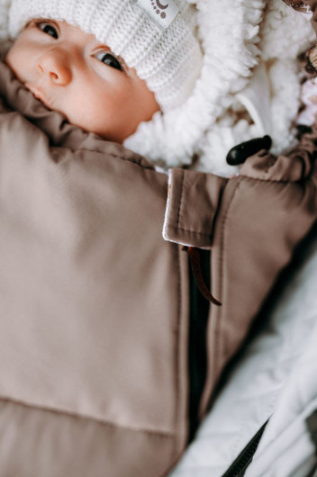 Makaszka Everest Baby -lämpöpussi, Brown, turvakaukalo/vaunut, 80cm