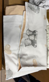 MALLIKAPPALE: Pussilakana+tyynyliina, Hippo, 100x135cm