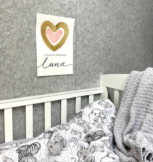 Personoitu vauva juliste, omalla nimellä, mummolan muru