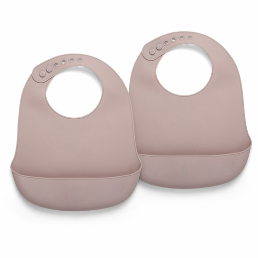 Ruokalappu, Nuuroo, silikoni, pehmeä, Woodrose, 2 kpl paketti