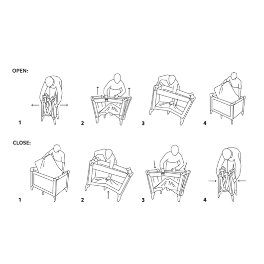 Matkasänky Nyja, Sand, patja + kuljetuskassi, P&M