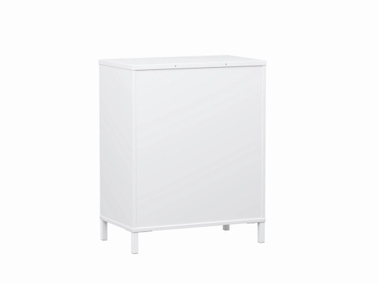 Hoitopöytä NYYTTI 2026, kotimainen, valkoiset pitkät vetimet, Cubix