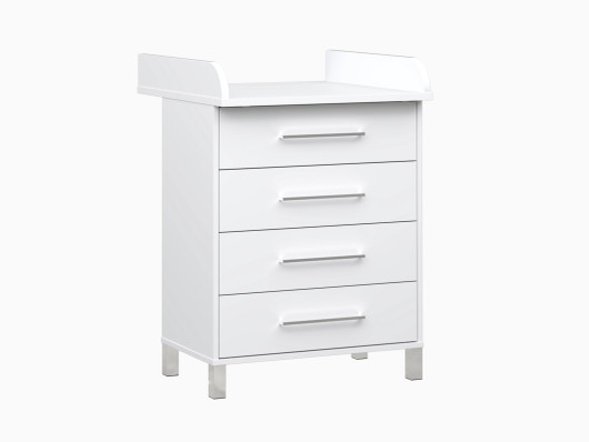 Hoitopöytä NYYTTI 2026, kotimainen, kromin väriset vetimet, Cubix