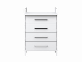 Hoitopöytä NYYTTI 2026, kotimainen, mustat pitkät vetimet, Cubix