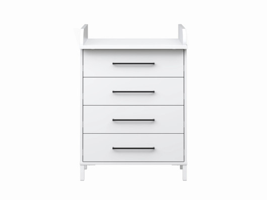 Hoitopöytä NYYTTI 2026, kotimainen, mustat pitkät vetimet, Cubix