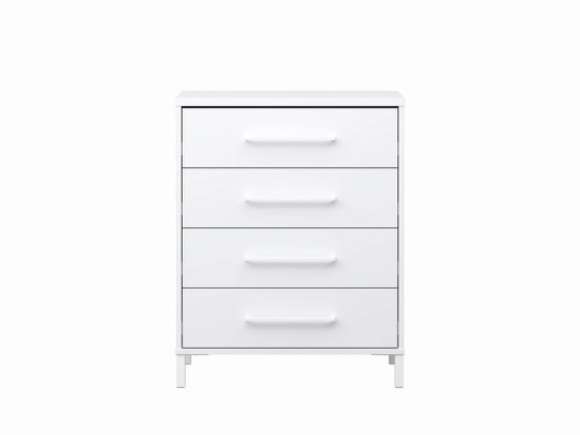 Hoitopöytä NYYTTI 2026, kotimainen, valkoiset pitkät vetimet, Cubix