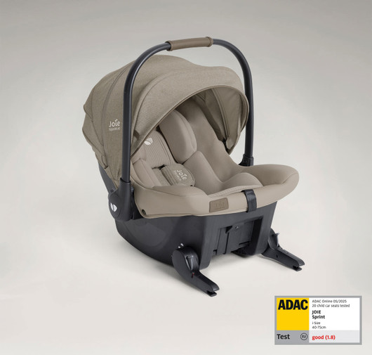 Joie Sprint -turvakaukalo, integroitu isofix, 40-75cm, Sandstone