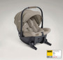 Joie Sprint -turvakaukalo, integroitu isofix, 40-75cm, Sandstone