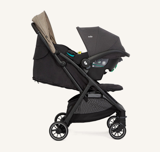 Joie Pact PRO -matkaratas adapterit, sadesuoja, laukku, TWIG