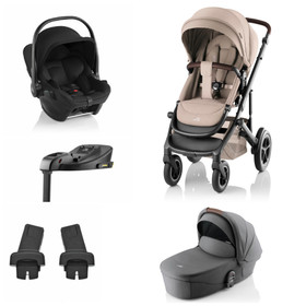 Britax Smile 5Z - Starttipaketti + Baby-Safe Core, Teak/Black