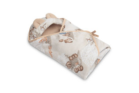 Kaukalolämpöpussi, musliinipuuvilla, eläinpennut