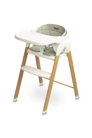 Syöttötuoli Triplo 3in1 babyseat-osalla, harmaa