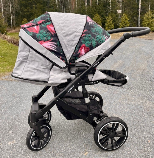 Vesta STAR, Pink Grey Melange + adapterit