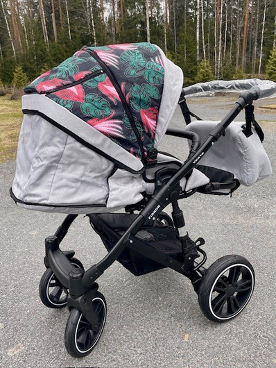 Vesta STAR, Pink Grey Melange + adapterit